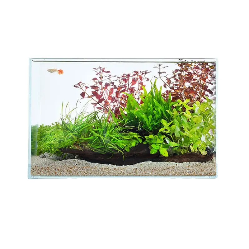 Right Angle Ultra-white Grass Fish Tank Multi-size Aquarium Fish Tank with Factory Direct Selling Price