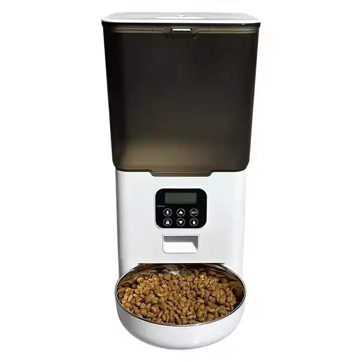 Smart App-Controlled WiFi Pet Food Bowl Food Dispenser Timer Programmable for Dogs and Cats Automatic Cat Feeder Container