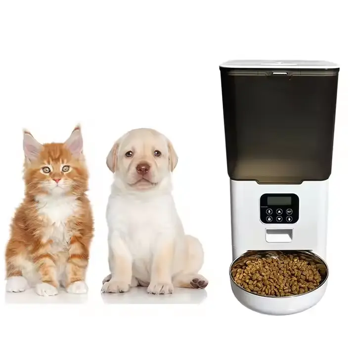 Smart App-Controlled WiFi Pet Food Bowl Food Dispenser Timer Programmable for Dogs and Cats Automatic Cat Feeder Container