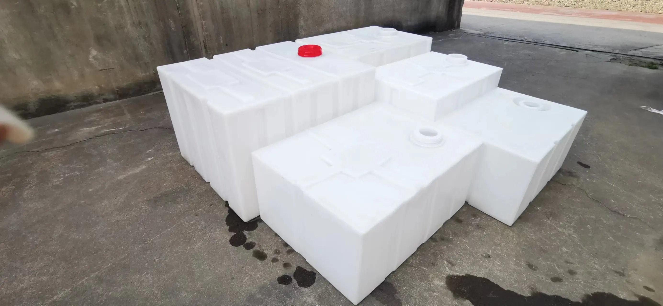 Horizontal Water tank  Rectangular Storage Water PE  PP Square Plastic Tank Portable Fish Container