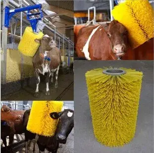 Farm Cattle Brush Scratcher Cow Cleaning Roller Brush Automatic Electric Cattle Brush