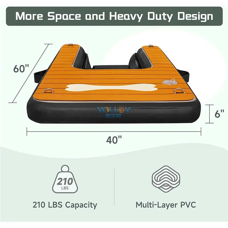 Inflatable Floating Boat Water Ramps for Dogs Pup Plank