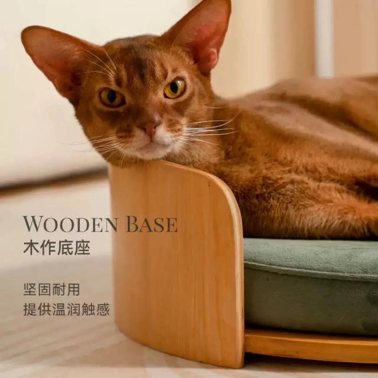 Hug Nest Source Series Solid Wood Cat Bed Dog Sofa All-Season Home Storage & Organization Pet Bed