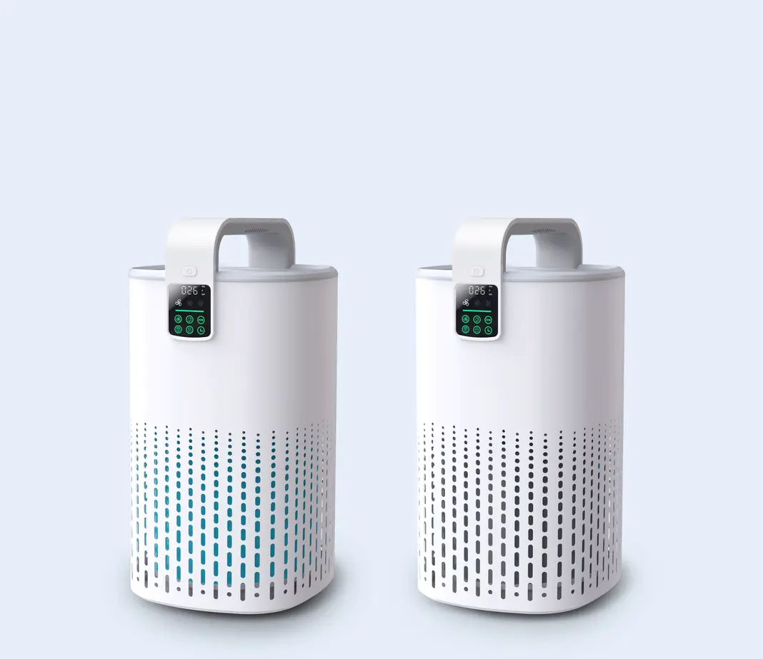 Portable Intelligent 24-Hour Automatic Induction Air Purifier 360-Degree Odor Removal for Pets Household Office Other Occasions
