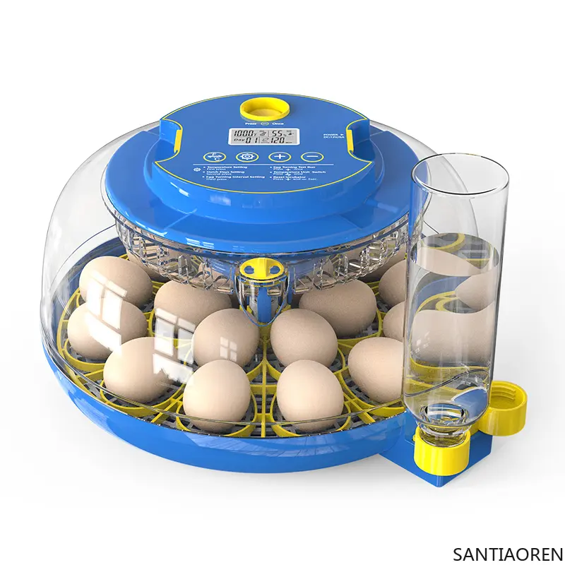 Mini 18 Egg Incubators Chicken Incubators Hatching Eggs Dual Power Egg Incubator