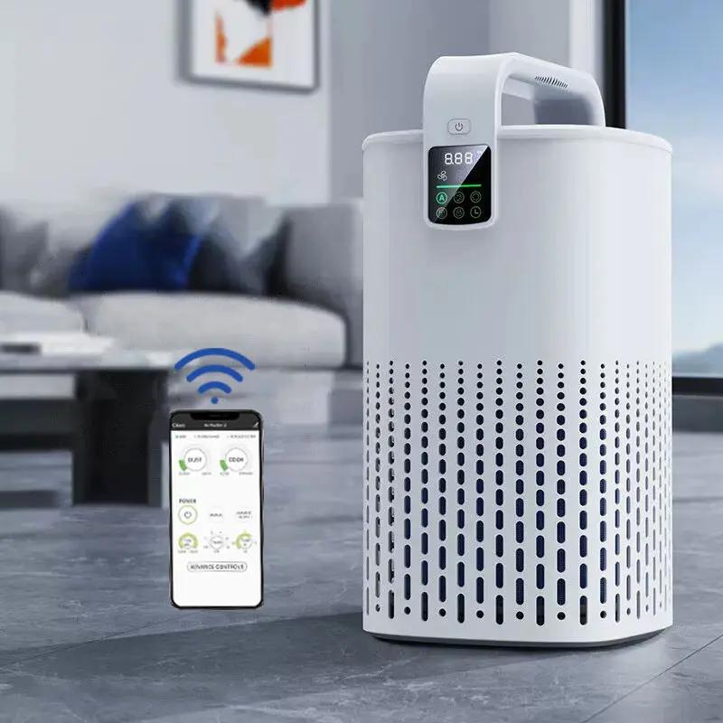 Portable Intelligent 24-Hour Automatic Induction Air Purifier 360-Degree Odor Removal for Pets Household Office Other Occasions