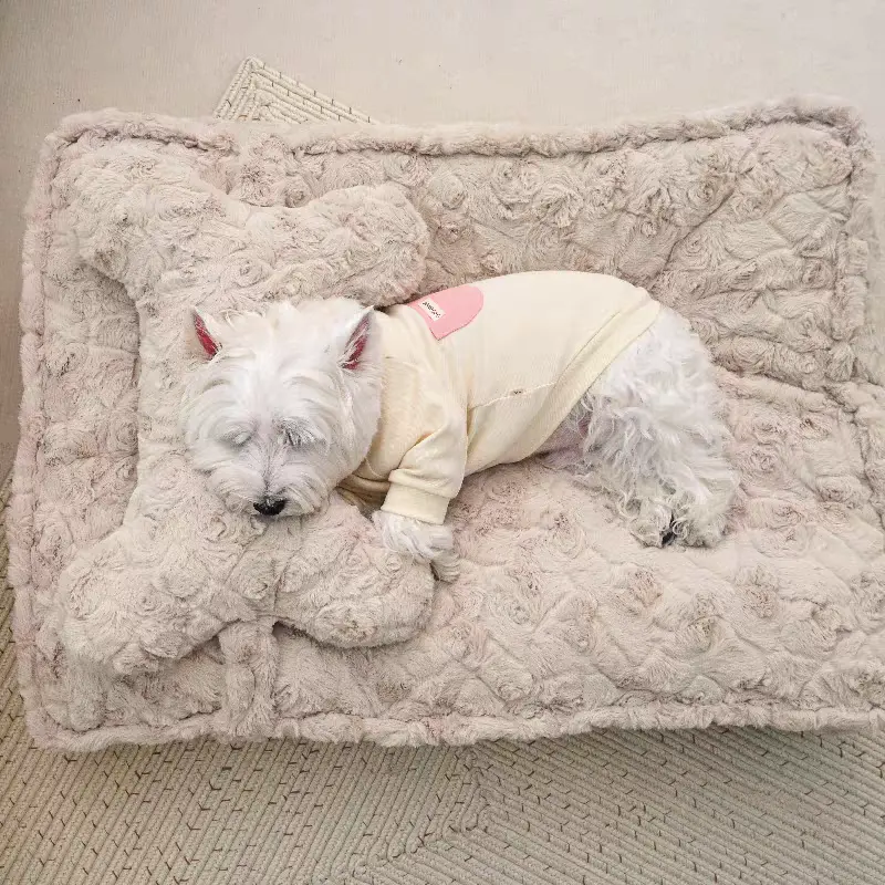 Cloud nest deep sleep dog kennel autumn and winter warm winter dog bed pet mat removable and washable