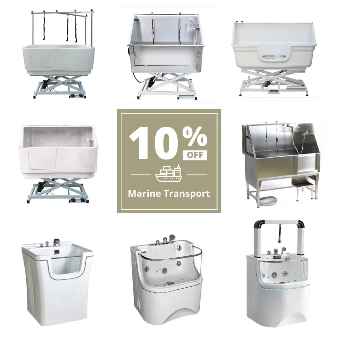 Acrylic Dog Bathtub Cats Bathtub Eco-Friendly Pet Grooming & Cleaning Pet Electric Lifting Bathing Tub for Dog & Cat