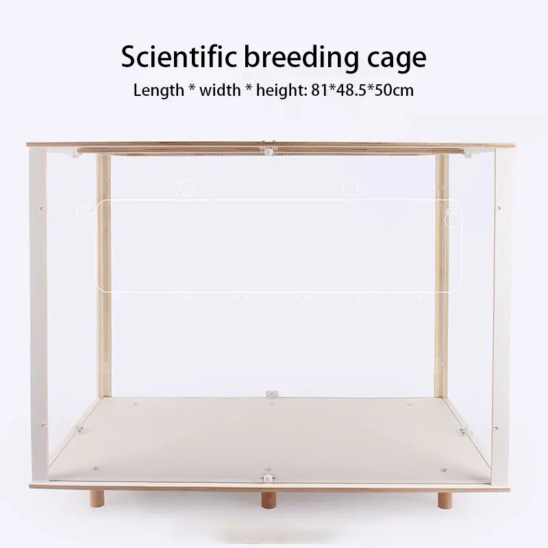 Factory Produces DIY Base Cage Wood Hamster Shelter Hamster Feeding Scientific Breeding Box Landscape Hamster Farming Solid JY