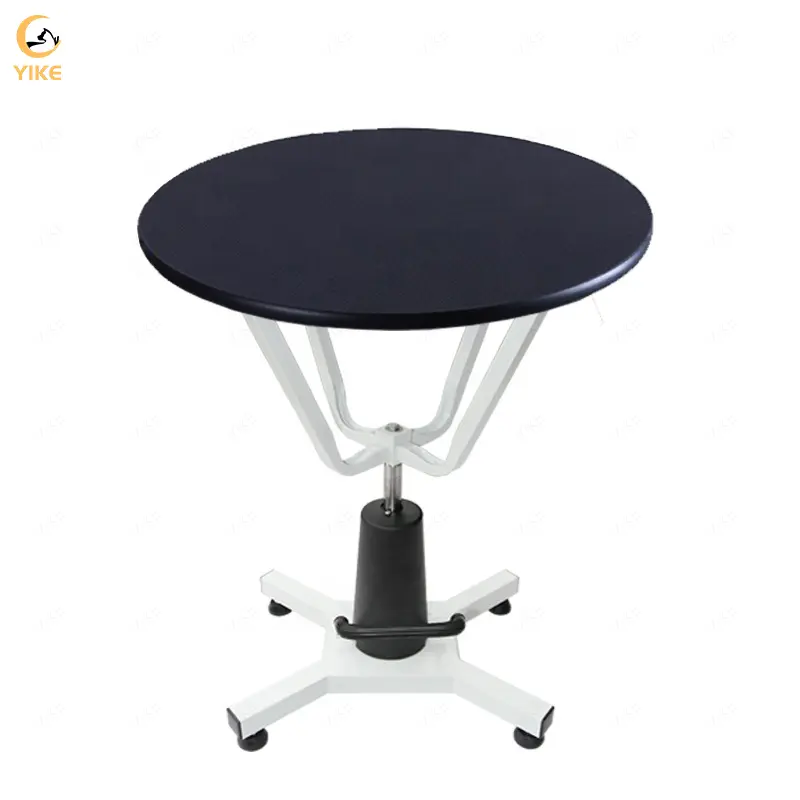 Veterinary Cat Shop Puppy Salon Detachable Hydraulic Lifting Round Height Adjustable Pet Dog Grooming Table