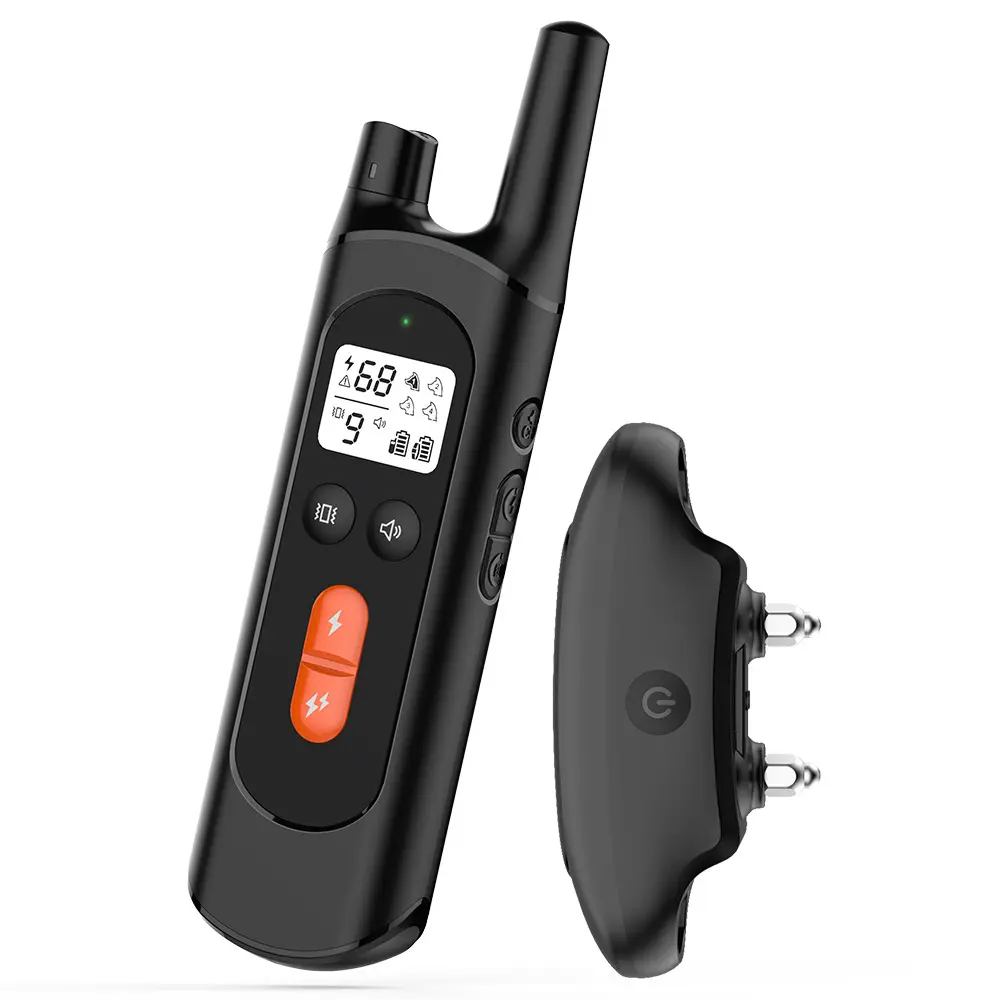 IP67 Waterproof Eco-Friendly Dog Training Collar 4000ft Remote Control Range With 3 Channels & 4 Effective Training Modes