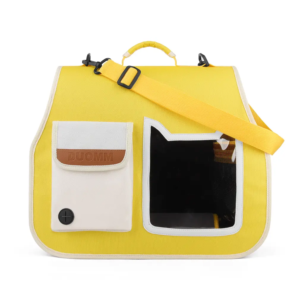 Airline Approved Soft-Sided Cat and Dog Carrier Travel Puppy Carrying Case with Zipper Closure Collapsible Cat Bag