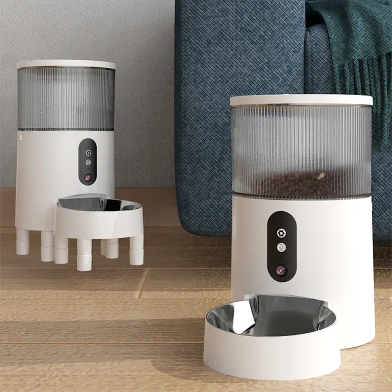 OEM 3L Automatic Timed Pet Feeder Wifi Cat Dispenser With Camera Smart Feeder Pet With App for Dogs and Cats