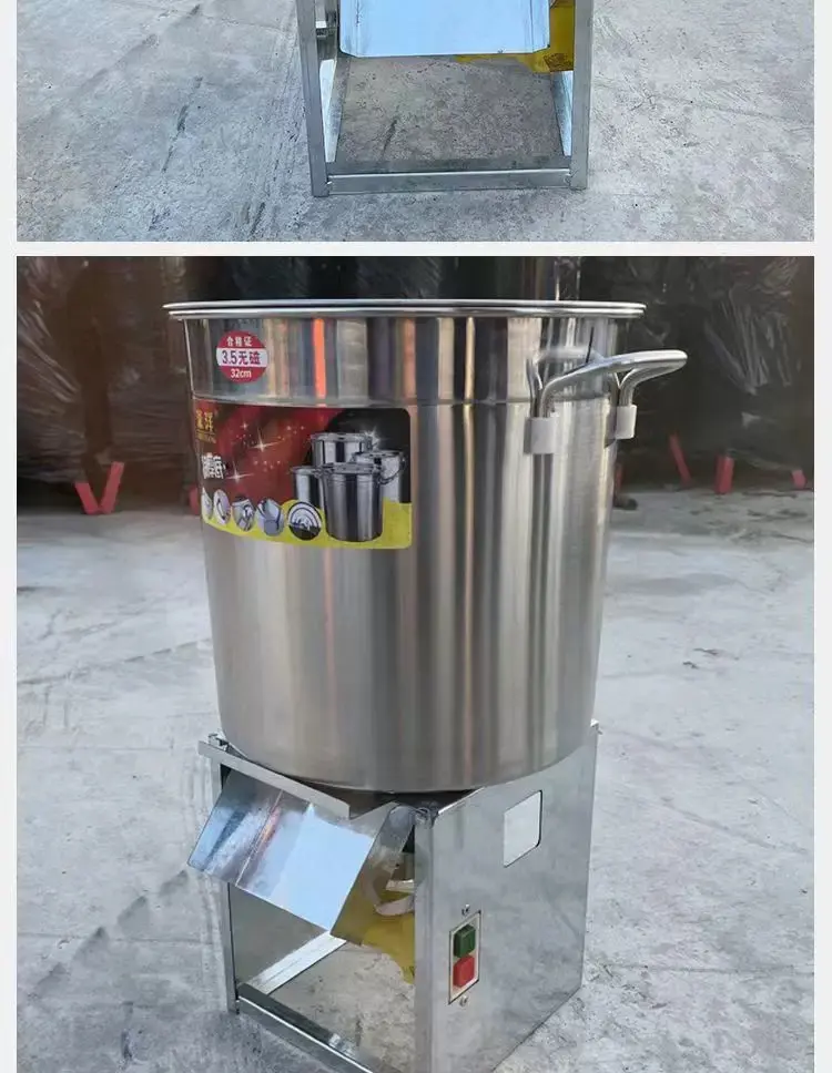 New Household Stainless Steel Food Processing Machinery Efficient Chicken Cattle Feed Crusher Vegetables Shreder