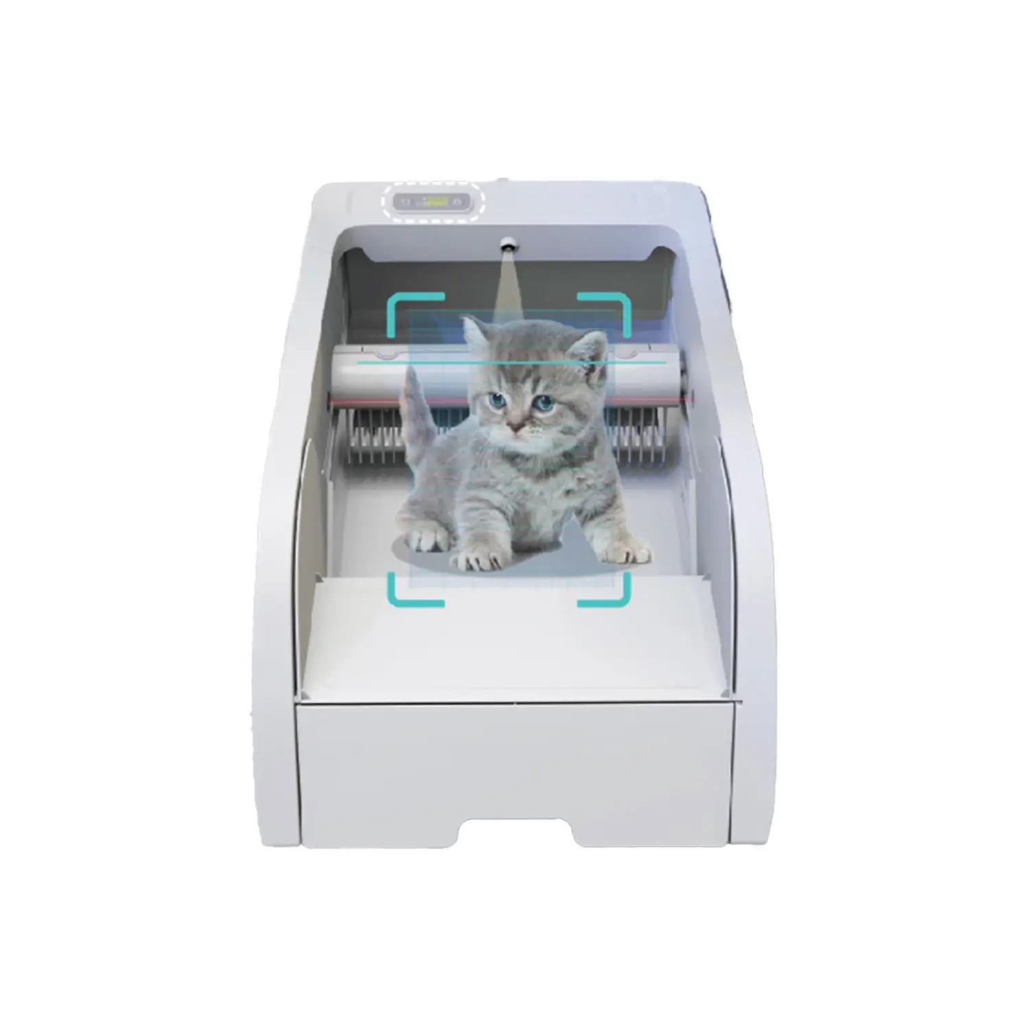 APP automatic smart cat litter box large semi-closed drawer free of shoveling feces and splash-proof cat toilet