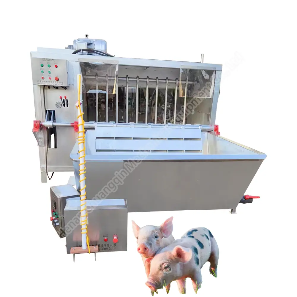 Pig slaughtering cradle slaughtering a pig pig slaughter hooks
