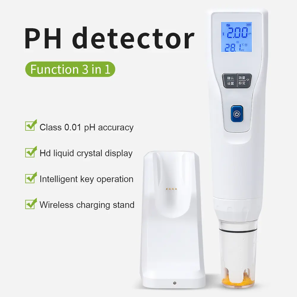 Factory Wholesale Professional pH Water Quality Tester Acidometer Portable Pen Type pH Acidity Meter for Aquarium Acidimeter