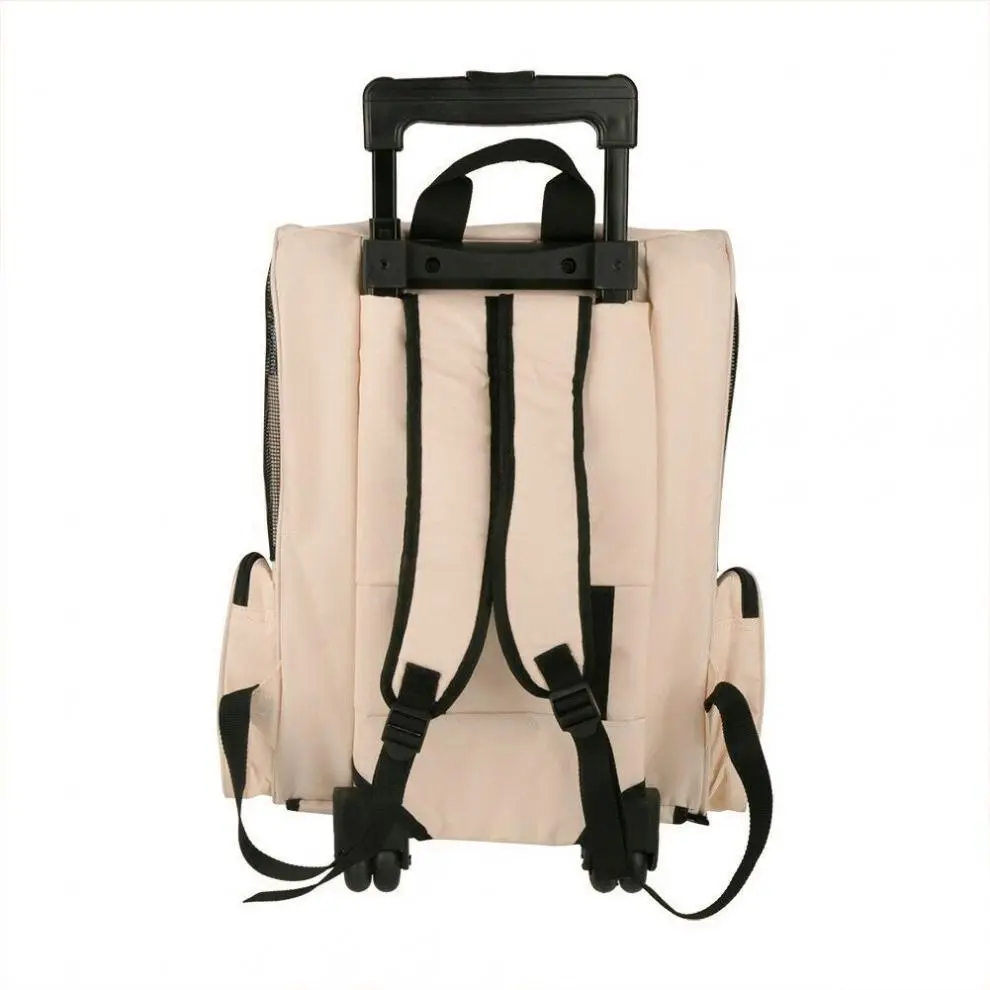 Portable Foldable Backpack for Dogs Travel Bag with Zipper Closure for Carrying Your Furry Friend On-The-Go!