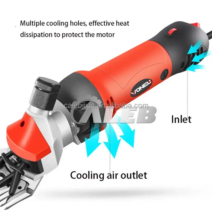 Hand held goat cow wool shearing machine  portable electric sheep wool shears machine