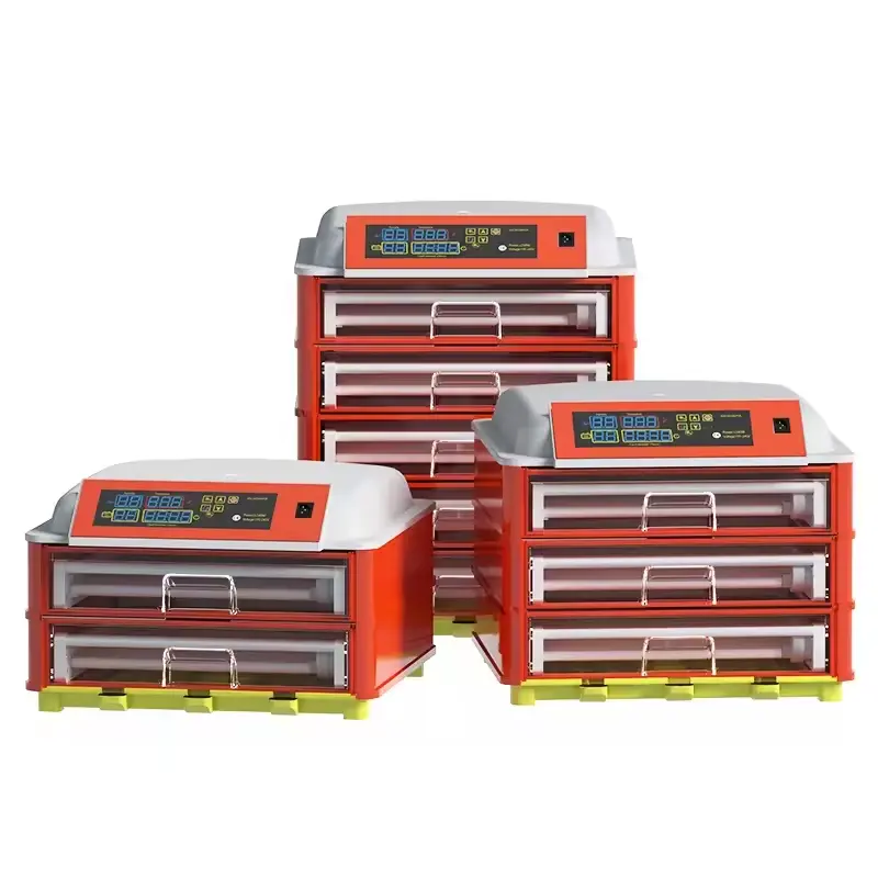 High Quality Automatic Plastic Egg and Chicken Incubator with Dual Power Supply New Condition Hatcher Drawer Type