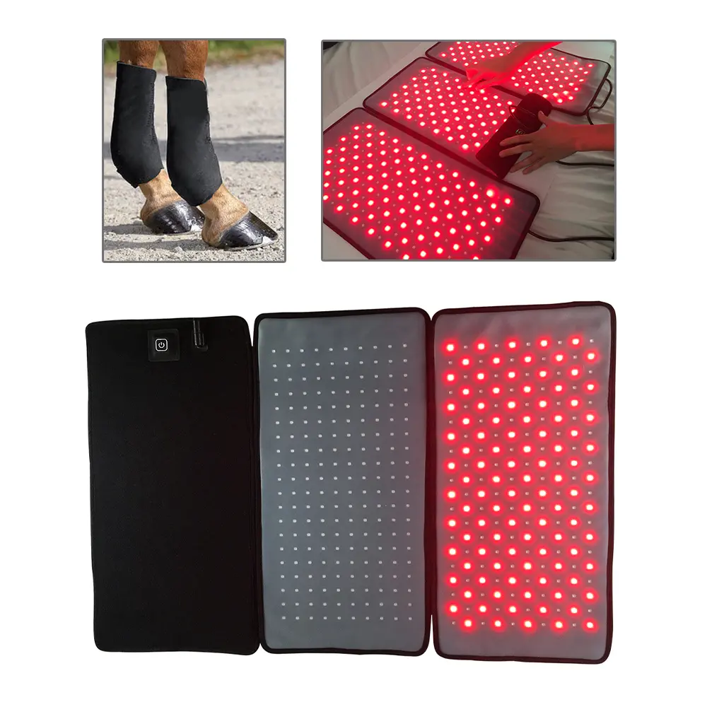 led red light near infrared light pet therapy led lamp horse red light therapy pad machine for horse back