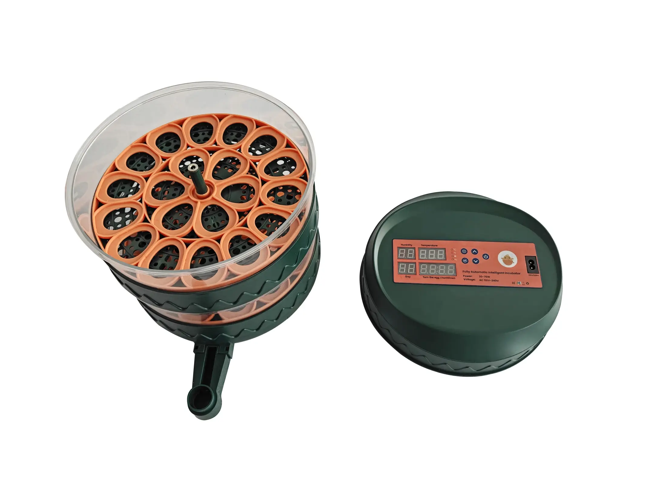 Intelligent Automatic Egg Incubator for 2 Layer 40