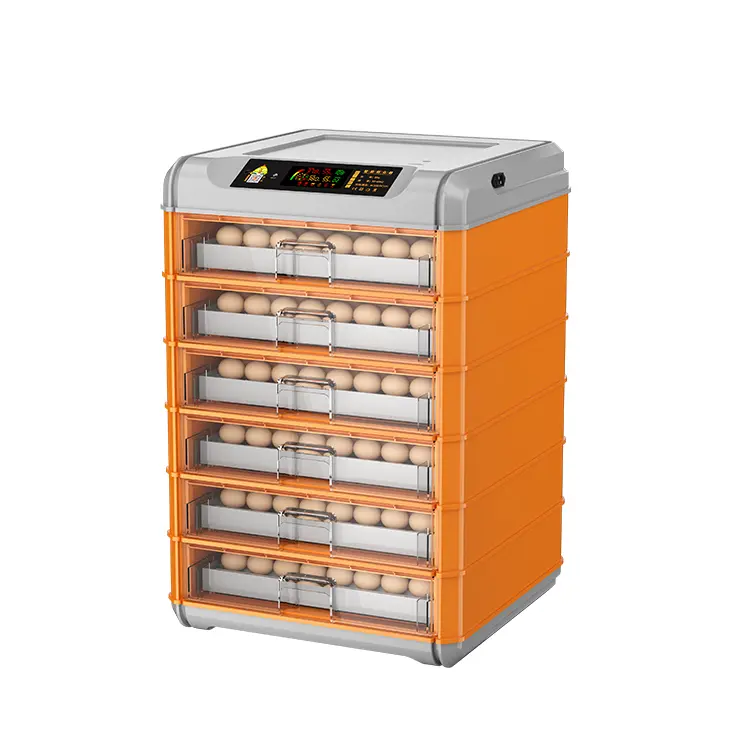 6 Layers 384Pcs Automatic Temperature and Humidity Control Hatching Machines Egg Incubator