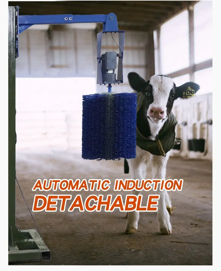 High Quality Farm Use Equipment Automatic Cow Brushes Cattle Body Cleaning Brushes