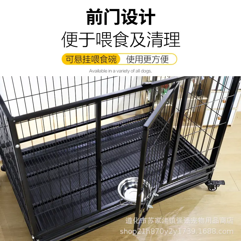 Pet cages dog kennel animal metal collapsible dog crates for large dogs