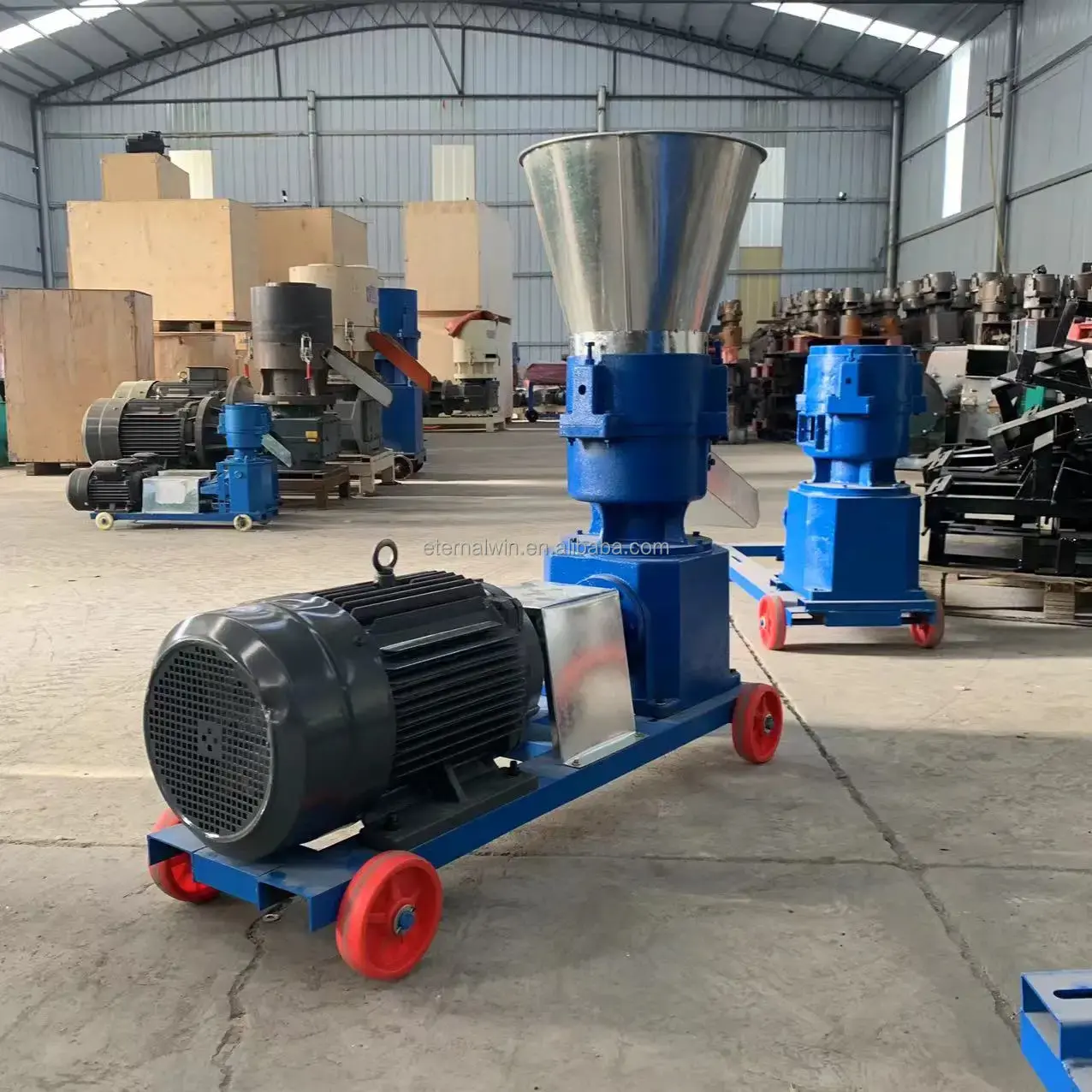 Agricultural machine animal cattle sheep horse feed making machine production line