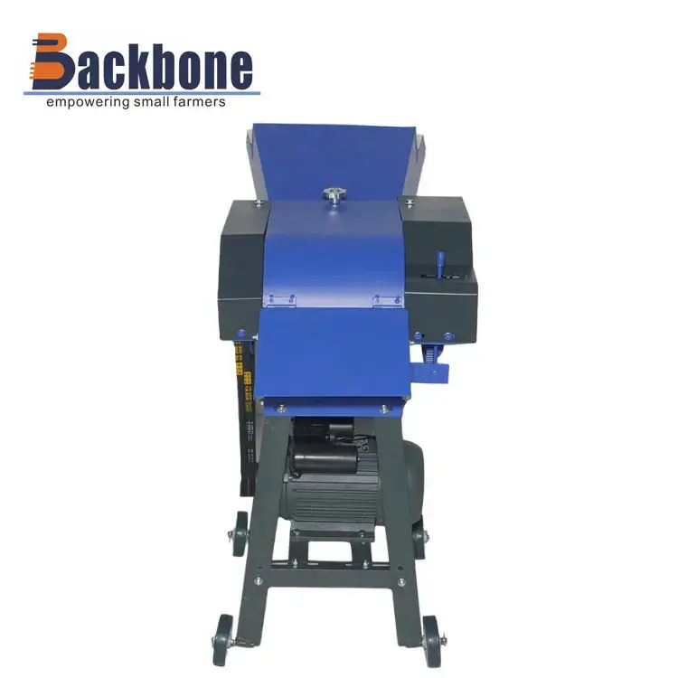 Hot sale high quality cattle hay cutting machine kenya animal feed machinery multi purpose chaff cutter produced by Backbone