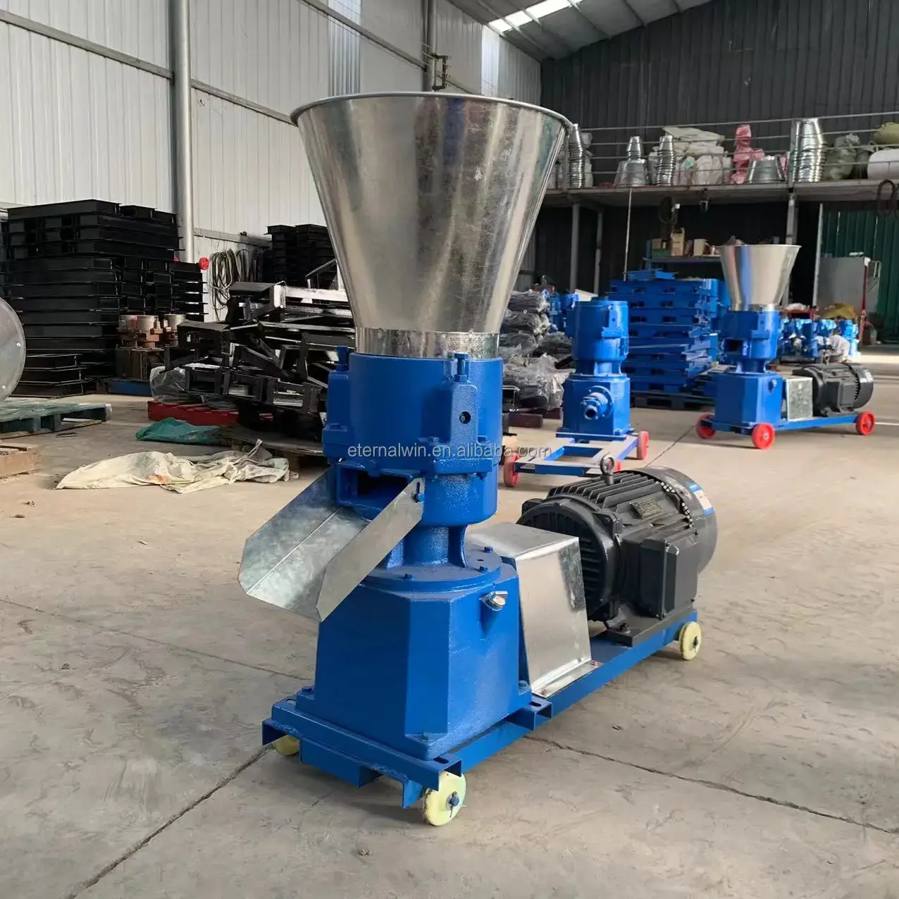 Agricultural machine animal cattle sheep horse feed making machine production line