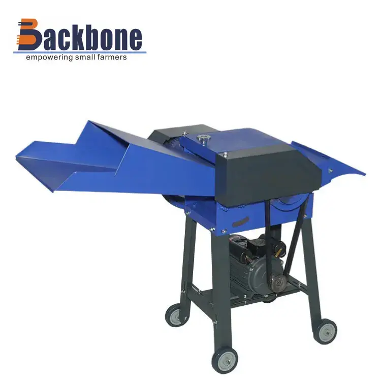 Hot sale high quality cattle hay cutting machine kenya animal feed machinery multi purpose chaff cutter produced by Backbone