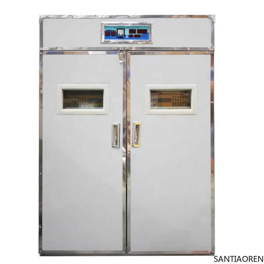 Hot Sale 1056 Egg Incubator High Quality PP Tray Chicken Duck Turkey Ostrich Incubator with 220V Motor for Farm Use
