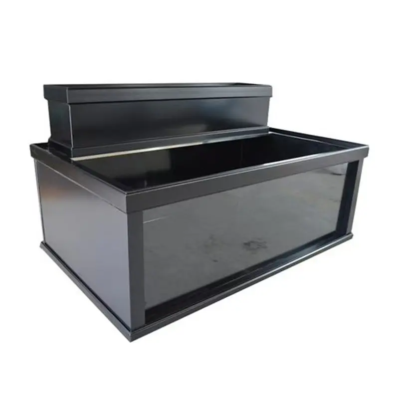 Outdoor Indoor 300 Gallon Fish Pond Giant Fiberglass Aquarium Tank for Koi Ornamental Fish UV Resistant