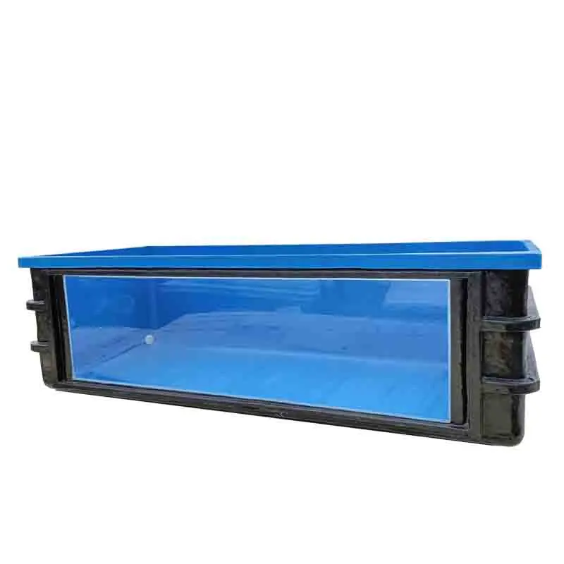 Outdoor Indoor 300 Gallon Fish Pond Giant Fiberglass Aquarium Tank for Koi Ornamental Fish UV Resistant