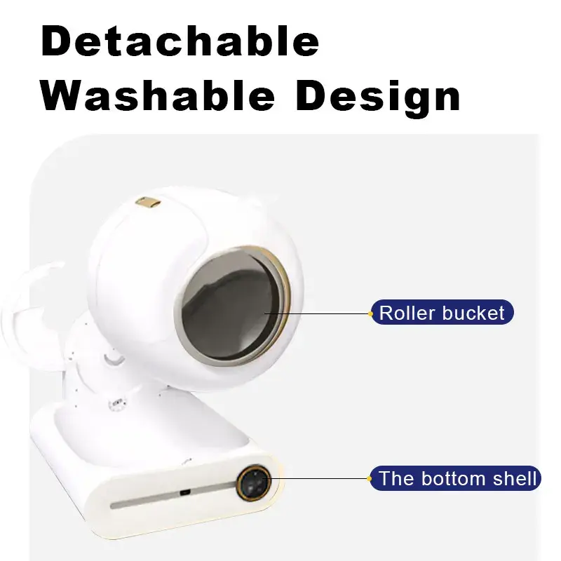 New Product Customization Whisper-Quiet Motor The Largest Automatic Litter Box