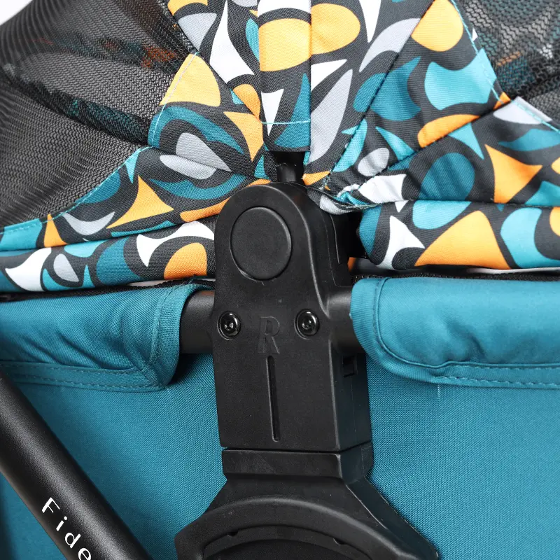 4 Wheels Adjustable Pet Stroller One-hand Folding Pushchair Travel Shopping Detachable Bassinet