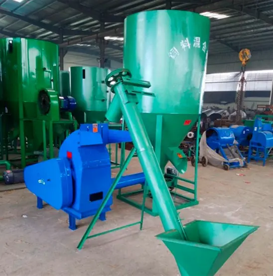 Cow/ Chicken/horse/cattle  Feed Processing Machines/grinder and Mixer/ Feed Processing Machine