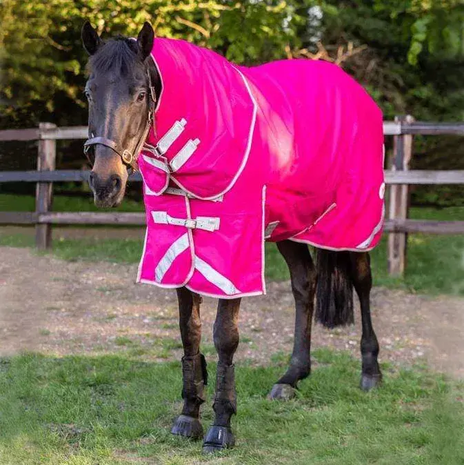 Manufacturer Direct Sell Comfortable Durable Horse Blankets Customized Solid 200g Fleece Filling Waterproof Horse Rug