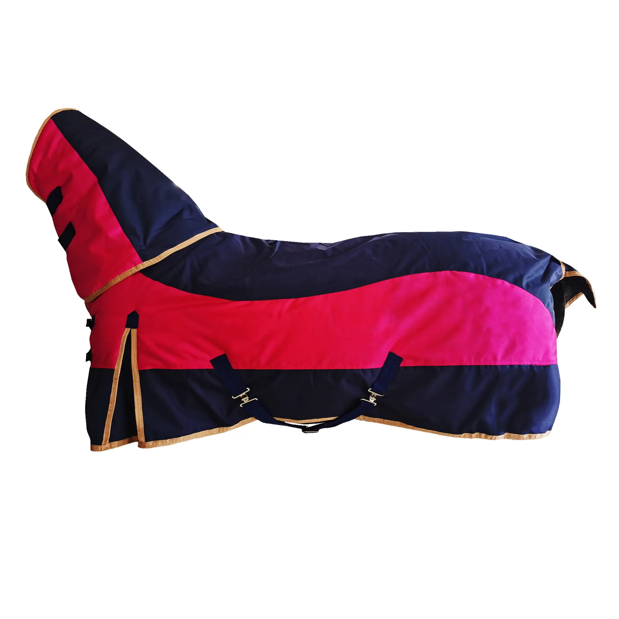 Horse Winter Cover Horse Rugs Horse Blanket with Detachable Neck Cover Waterproof Blanket Quilted Padded Liner