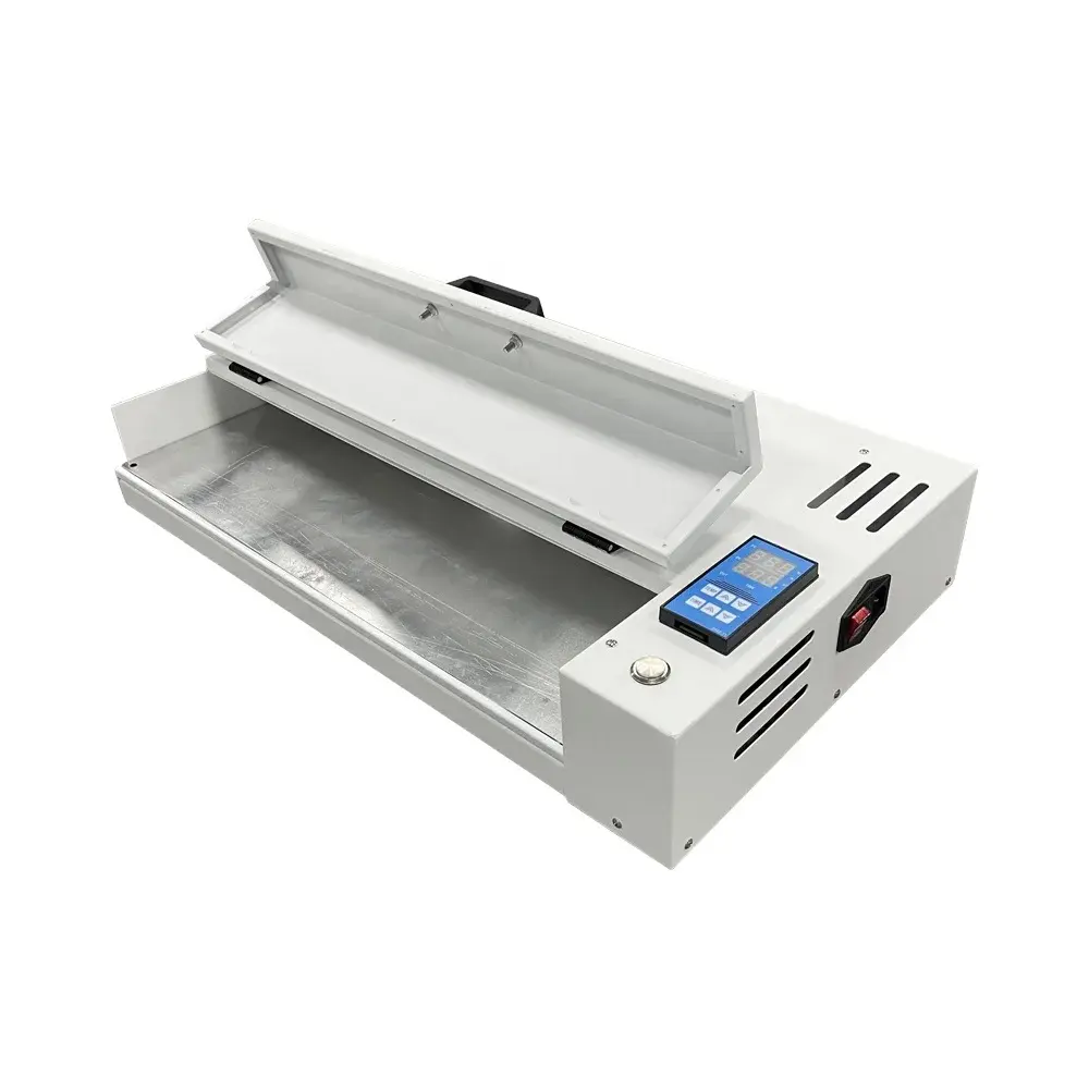 a3 dtf oven 30cm dtf oven drying dtf oven with fume extractor Semi-automatic Adhesive Powder Baking for PET film sheet dryer
