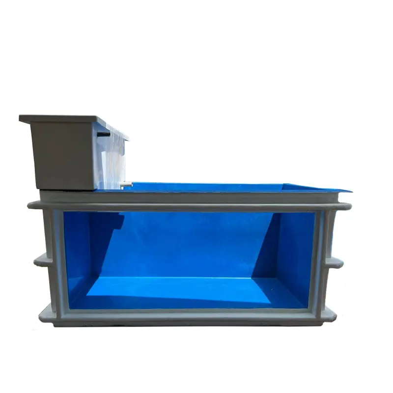 20 Gallon Fish Tank Multi-Purpose Fiberglass Aquaculture Tank for Home Breeding | Durable FRP Design