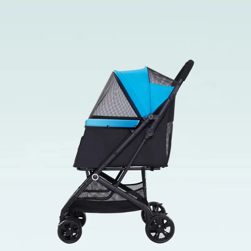 Customized Large Space Fold Rover Double Decker Stair Climbing 3 in 1 Pet Stroller for Large Dogs Stroller for Small Dog