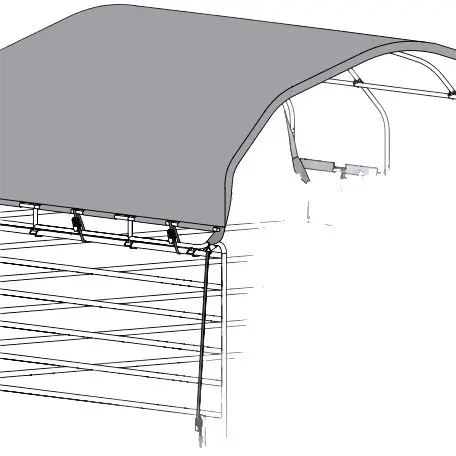 High quality prefab steel frame PVC fabric structure livestock animal cattle cow horse sheep shelter shed tent for sale
