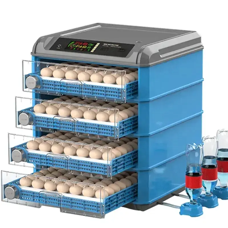 Higher Hatching Rate Fully Automatic 24-500 Capacity Egg Incubator Roller Type Small Automatic Egg Incubator