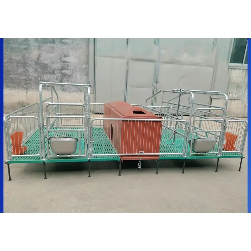 Feed trough whole set plastic slat floor for goat farm Pig farming equipment farrowing crate for pigs