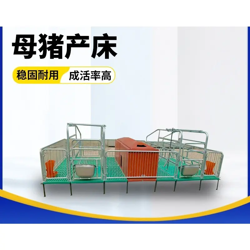 Feed trough whole set plastic slat floor for goat farm Pig farming equipment farrowing crate for pigs