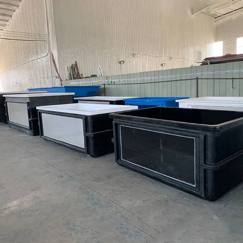 Wholesale Fiberglass Large Fish tank Aquarium Outdoor Fish Pond tank for Fish Breeding