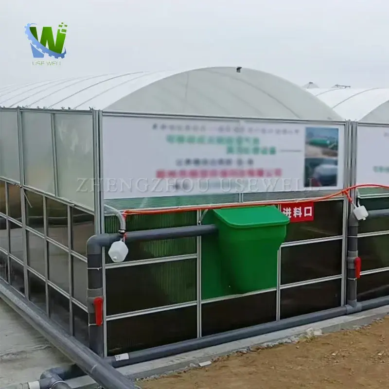 Home Cow Dung Biodigester Equipment Solar Biogas System Biogas Digester Plant For Pig Farming For Sale